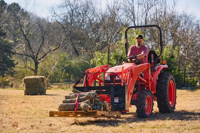 Tarter’s Pallet Fork 1200 is great for moving logs, pallets, and more.