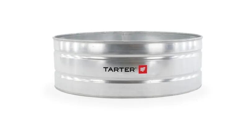 水槽1200✖︎450✖︎450 Round Mega 390 Water Trough - Galvanized Steel