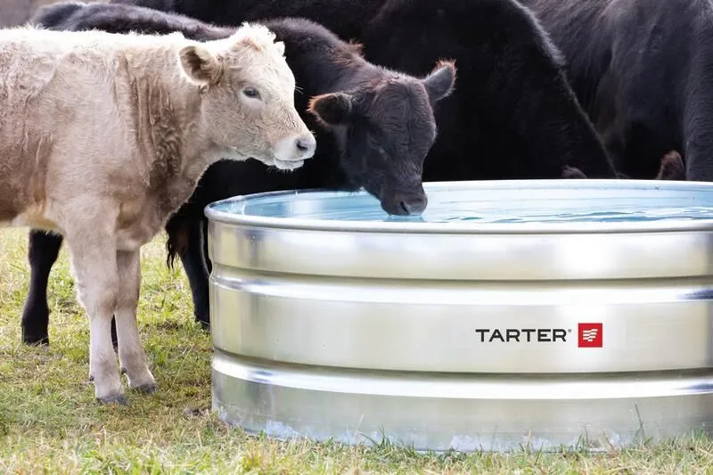 Round Mega 390 Water Trough - Galvanized Steel